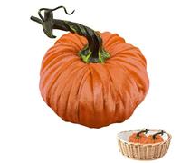 Calabazas pequeñas de Terciopelo - Calabazas de Espuma de Tela Hechas a Mano de 10 cm, Decorativos de de otoño, Juego de Calabaza de Felpa Suave | Centro de Mesa de Acción de Gracias