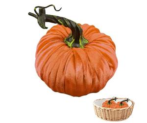 Calabazas pequeñas de Terciopelo - Calabazas de Espuma de Tela Hechas a Mano de 10 cm, Decorativos de de otoño, Juego de Calabaza de Felpa Suave | Centro de Mesa de Acción de Gracias