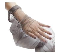 Calager Medias transparentes negras curvas naturales del cuerpo medias mujeres medias sin costuras ultrafino Transparente Color sólido Transparente alta elasticidad, gris, small