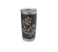 Calamar bajo estrellas Y2K 90 Vaso térmico de acero inoxidable de doble pared