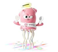 Calamar rastrero - Musical Luminoso Automático | Baile Arrastrándose Sensor Automático de Obstáculos | Para Niños y Juegos Piscina Fiesta De Cumpleaños Viajes Del Coche