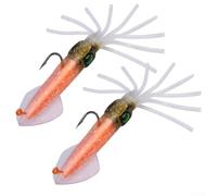 Calamares brillantes para aventuras de pesca nocturna dirigidas a varios peces en alta mar (13,5 cm, 35,5 g)