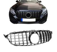 Calandra Parrilla Central válida para Mercedes Clase C | W205, C205, S205 | Con Camara - Rejilla central parachoques delantero
