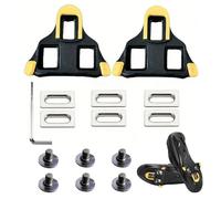 Calas de Bicicleta de Carretera Compatible con Pedales Shimano SL (SH11 SH12 SH10) y SH51, Materiales Resistentes y Tornillos de Titanio, Compatible con SPD-SL, 3 Agujeros, Diseño Ergonómico