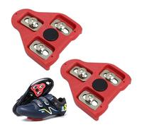 Calas de Ciclismo para Look Delta y Peloton, Pedales para Bicicletas, Tacos de Bicicleta de Carretera con Libertad Angular de 9°, Sistema de Memoria de Posición