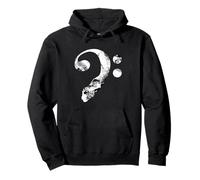 Calavera Bass Bass Musical Bass - Llave de bajo Sudadera con Capucha