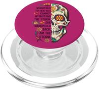 Calavera Calavera Calavera Colorido La Tormenta Celebración Mexicana PopSockets PopGrip para MagSafe