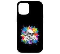 Calavera con Lirios para godos y emos Carcasa para iPhone 12/12 Pro