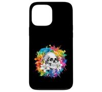 Calavera con lirios para godos y emos Carcasa para iPhone 13 Pro Max