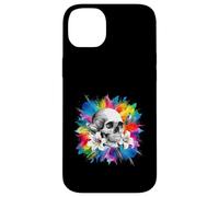 Calavera con Lirios para godos y emos Carcasa para iPhone 14 Plus