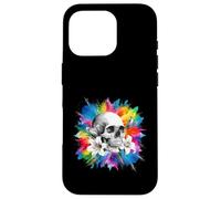 Calavera con Lirios para godos y emos Carcasa para iPhone 16 Pro