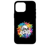 Calavera con lirios para godos y emos Carcasa para iPhone 16 Pro Max
