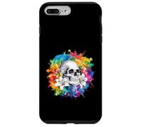 Calavera con lirios para godos y emos Carcasa para iPhone 7 Plus/8 Plus