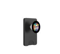 Calavera con lirios para godos y emos PopSockets PopWallet para MagSafe