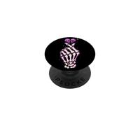 Calavera Corazón Esqueleto Mano Gótico PopSockets PopGrip Adhesivo