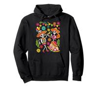 Calavera de azúcar Mexicana Sugar Skull Día de los Muertos Sudadera con Capucha