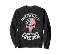 Calavera de Bandera Americana - Come and Take It, Proud 2A Patriot USA Sudadera