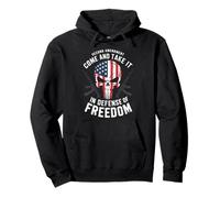 Calavera de Bandera Americana - Come and Take It, Proud 2A Patriot USA Sudadera con Capucha