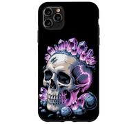 Calavera De Cristal Con Rayos Y Energía De Amatista Carcasa para iPhone 11 Pro Max