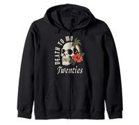 Calavera de Death To My Twenties R.I.P. 20 Que Cumple 30 años Sudadera con Capucha