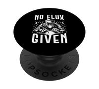 Calavera de Soldador Esqueleto sin Flujo Dado Trabajo de Soldadura Humor PopSockets PopGrip Adhesivo