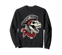 Calavera Dino Pirata Dinosaurio Corsario Sudadera