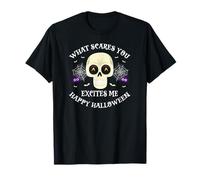 Calavera Divertida Humor Halloween Lo Que Te Asusta Camiseta