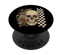 Calavera Flor Summerween PopSockets PopGrip Adhesivo