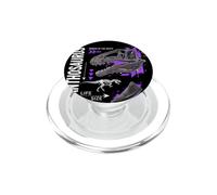 Calavera fósil de Acrocanthosaurus: Terror of The South Streetwear PopSockets PopGrip para MagSafe