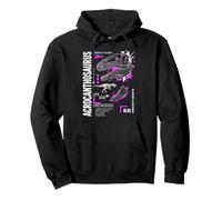 Calavera fósil de Acrocanthosaurus: Terror of The South Streetwear Sudadera con Capucha