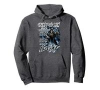 Calavera Gruñón Viejo Atrapado Entre Idk IDC Y Idgaf Sudadera con Capucha