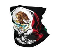 Calavera Marroquí Bandera De Marruecos Mujer Hombre Sombreros Elástico Polainas De Cuello Durable Calentador De Cuello para Senderismo Motocicleta Yoga