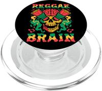 Calavera Reggae Rastafari Jamaica Rasta - Música Reggae PopSockets PopGrip para MagSafe