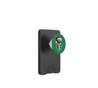 Calavera Santa con Barba Divertido Esqueleto Santa con Barba PopSockets PopWallet para MagSafe