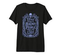 Calavera Sarcástica Asustar Personas Dark Humor Halloween Camiseta Premium