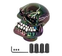 Calavera Shifter Knob, Gear Lever Shift Stick Handle, incluye adaptador y llave, diseño único para interior de coche, se a la mayoría de los manuales y vehículos automáticos, camiones