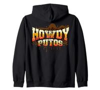 Calavera Vaquera Howdy Hola Putos Funny Western Spanish Sudadera con Capucha