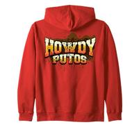 Calavera Vaquera Howdy Hola Putos Funny Western Spanish Sudadera con Capucha