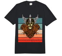 Calavera vikinga Casco Vikingo Calavera con alas Arte Comfort Colors Adult Heavyweight T-Shirt