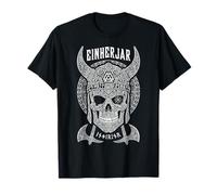 Calavera vikinga Einherjar elegida para Valhalla Warrior Norse Camiseta