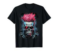 Calavera zombi Horror Punk Camiseta