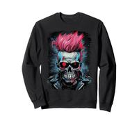 Calavera zombi Horror Punk Sudadera