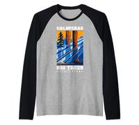 Calaveras Big Trees State Park Árbol secuoya Gigante Camiseta Manga Raglan