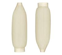 Calayu - 1 par de manguitos de látex impermeables y elásticos, resistentes al aceite, reutilizables, para lavar el lavavajillas, limpiar y cocinar