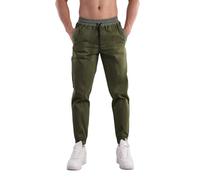 Calcas De Trabalho Homem, Pantalones Casuales con CordóN para Hombre Pantalones Cargo Sueltos Pantalones TamañO para Deportes Al Libre Moda Tendencia Pantalones Cargo