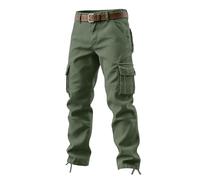 Calças de Trabalho, Militares Montaña Cargo Chinos Tacticos Anchos Caza Slim Fit Casual Pantalones Hombre Cargo, Impermeable Running Militar Pantalon Trekking Hombre, L