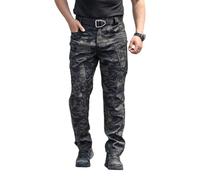 Calças De Trabalho, Pantalones Cargo Largos De Color Liso Para Hombre Con Múltiples Bolsillos Pantalones Chinos Casuales Pantalon Tácticos Para Exteriores Pantalon Deportivos Modernos Des Senderismo
