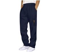 Calcas Fato Treino Homem, Pantalones Deportivos TéRmicos De Invierno para Hombre Tejido Polar CáLido Y Confort Holgado Pierna Recta