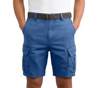 Calças Homem, Pantalones Cortos Cargo Holgados De Verano para Hombre Pantalones Cargo Cortos con Múltiples Bolsillos Pantalon Bermudas Elásticos Pantalon De Senderismo Ligeros E Des Informales