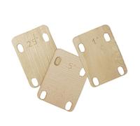 Calce Para Mástil Guitarra - Placa De Madera 3 Piezas Reparación - Calce Mástil Reparación Guitarra | para Luthier Músicos Entusiastas de la Música Principiantes Adultos Aula Estudio Viaje Escenario